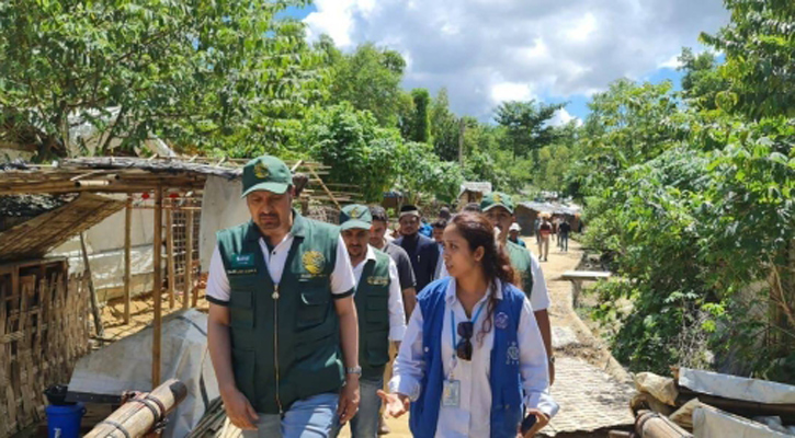 KSrelief Team Inspects Rohingya Housing Projects In Bangladesh