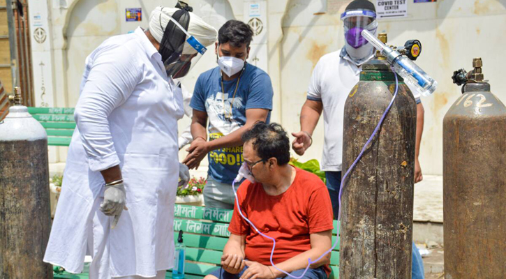 ভারতে করোনায় একদিনে রেকর্ড ২৮১২ জনের মৃত্যু