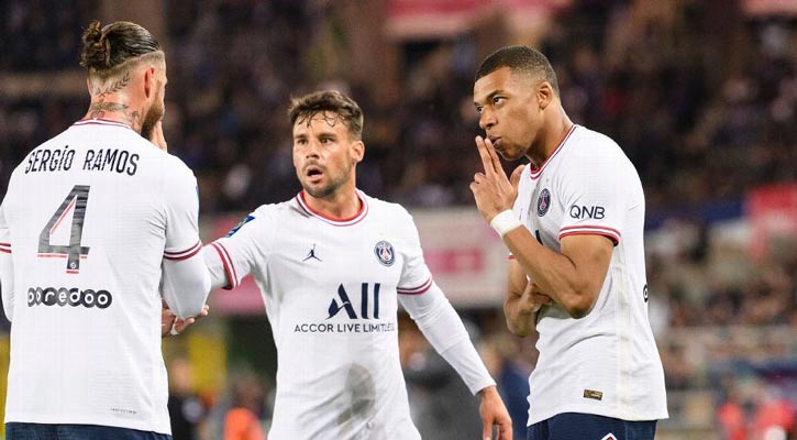 PSG held by Strasbourg despite Mbappe double