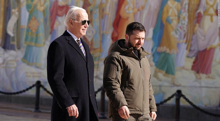 Biden Makes Surprise Visit To Ukraine For First Time Since War