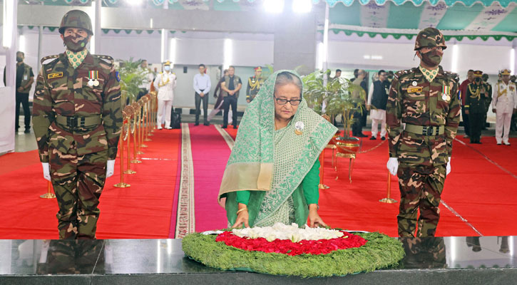 PM Pays Homage To Bangabandhu On His Birth Anniversary