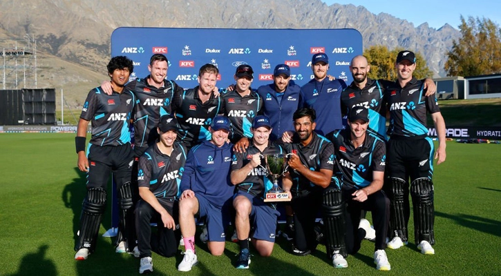 New Zealand beat Sri Lanka New Zealand won by 4 wickets (with 1 ball  remaining) - New Zealand vs Sri Lanka, Sri Lanka tour of New Zealand, 3rd  T20I John Davies Oval