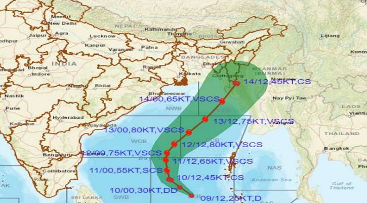 Depression Over Bay Likely To Intensify Into Cyclone Mocha