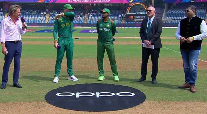 South Africa win toss, opt to bat against Bangladesh