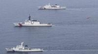 Japan, US, South Korean coast guards hold 1st joint drill