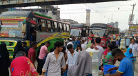 Homegoers suffer as RMG workers block Dhaka-Ctg highway