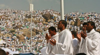 Holy Hajj: Pilgrims pray on Mount Arafat today