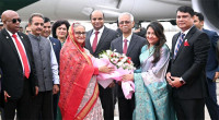 PM Hasina arrives in India