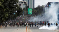Five killed and parliament ablaze in Kenya tax protests