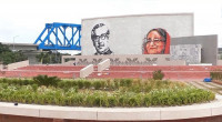 Tk117cr spent on Sheikh Mujib-Hasina murals of Padma Bridge