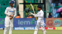 Mominul's ton helps Bangladesh reach 205-6 at lunch