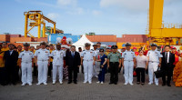 Ambassador Yao Wen welcomes Chinese Naval Fleet