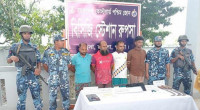 Four arrested with arms, drugs in Khulna