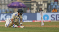 India all out for 263 in third test against New Zealand