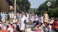 Maulana Saad’s followers take position at Kakrail mosque