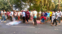 Two motorcyclists killed in Rajshahi bus accident