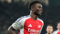 Saka stars as Arsenal thrash Sporting