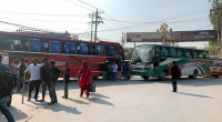 Bus services in Rajshahi halted after attack on workers