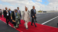 CA Yunus reaches Cairo to join D-8 Summit