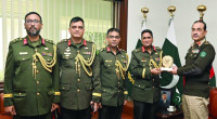 Bangladeshi military official on a rare visit to Pakistan 