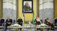 Zelenskyy reaches Saudi Arabia for peace talks