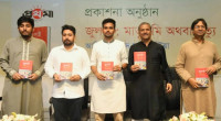 Adviser Asif unveils new book 'July Martibhumi Othaba Mrittu'