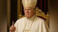 Trump posts spoof picture dressed as pope