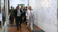 CA Yunus returns home from New York 