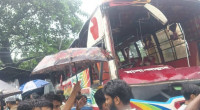 Three killed as bus overturns on Feni-Noakhali road