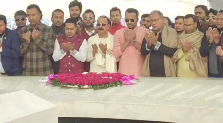 জিয়ার সমাধিতে ছাত্রদলের শ্রদ্ধা
