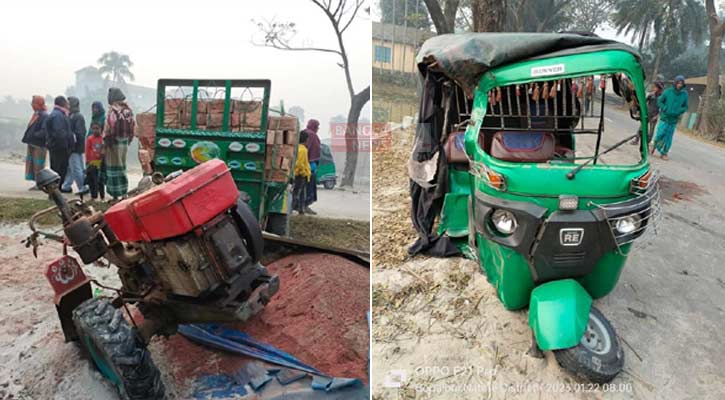 লালপুরে ট্রলি-সিএনজি সংঘর্ষে নিহত ১ 