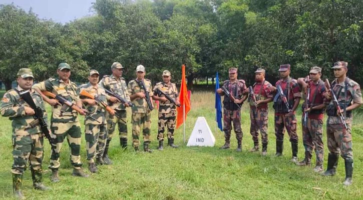 সীমান্তে ফের কাঁটাতারের বেড়া দেওয়ার চেষ্টা বিএসএফের, বিজিবির বাধা