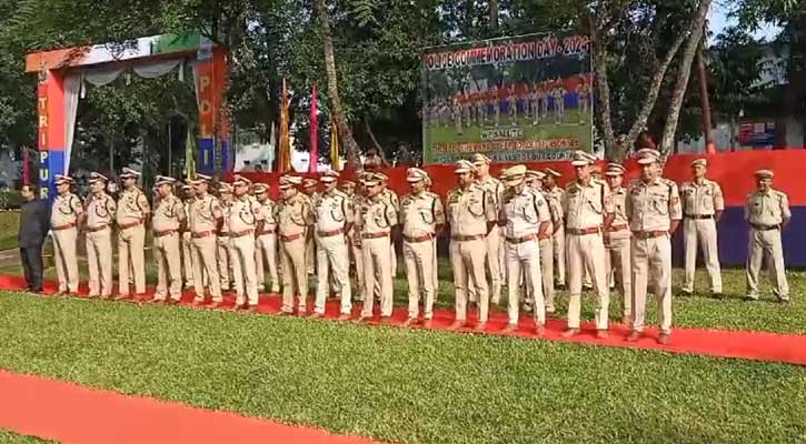 ‌‘রাজ্যে শান্তি-শৃঙ্খলা রক্ষায় কাজ করছে ত্রিপুরা পুলিশ’