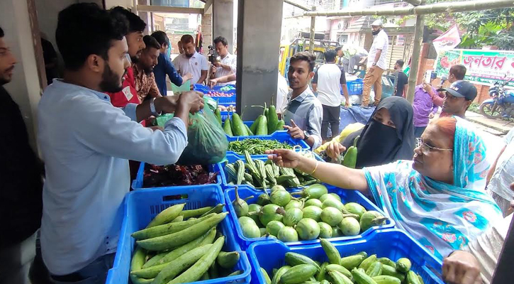 নিম্ন আয়ের মানুষের জন্য ফরিদপুরে চালু হলো জনতার বাজার