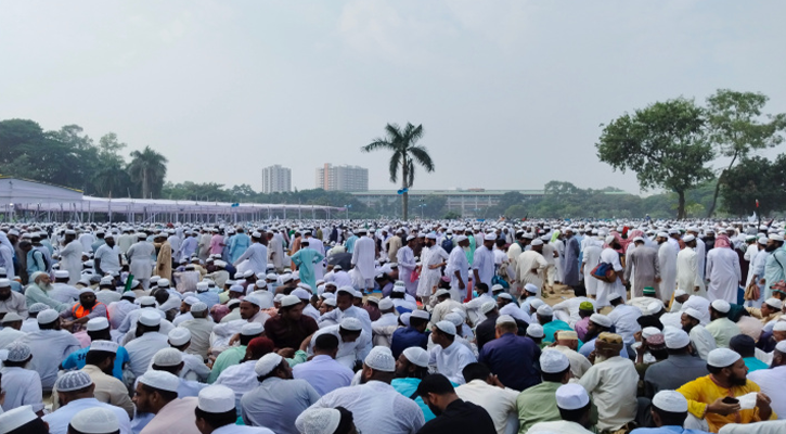 সোহরাওয়ার্দী উদ্যানে চলছে তাবলিগ জামায়াতের সমাবেশ