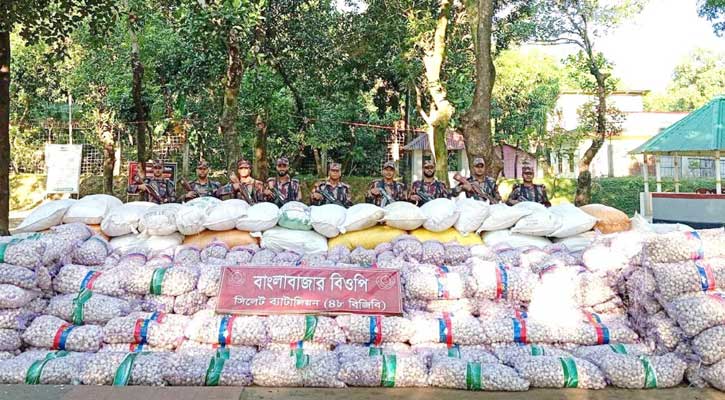 সিলেট সীমান্তে ৭০ লাখ টাকার চোরাই পণ্য জব্দ