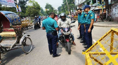 ট্রাফিক আইন অমান্যকারীদের বিরুদ্ধে ডিএমপির ১৭৩৬ মামলা