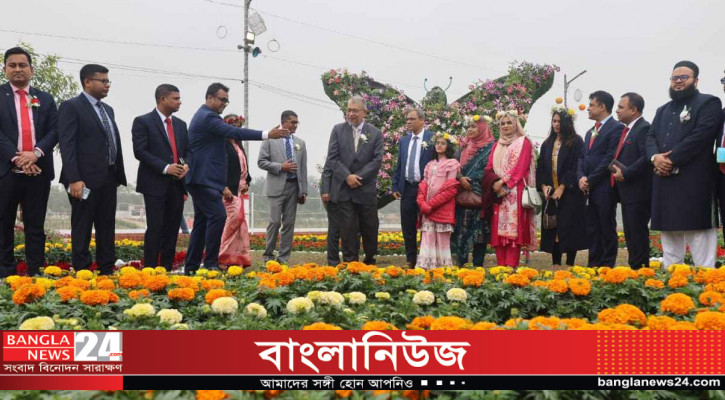 ১৩৬ প্রজাতির ফুল নিয়ে উৎসব, উদ্বোধন করলেন মন্ত্রিপরিষদ সচিব