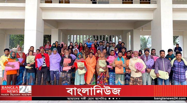 শ্রমিকদের মাঝে শীতবস্ত্র বিতরণ করল বসুন্ধরা শুভসংঘ