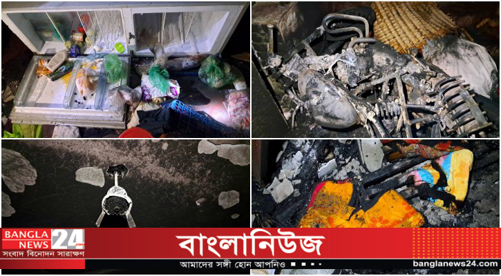 বাগেরহাটে আধিপত্যের জেরে ৮ বাড়িতে আগুন, আহত ২৫