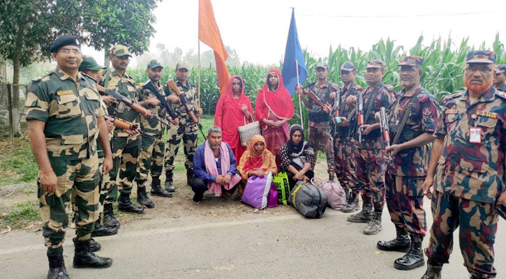 পাটগ্রামে ৫ বাংলাদেশিকে ফেরত দিল বিএসএফ