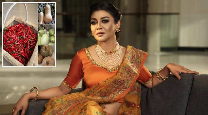 ভক্তদের নিজের বাগানের সবজি দেখালেন জয়া আহসান