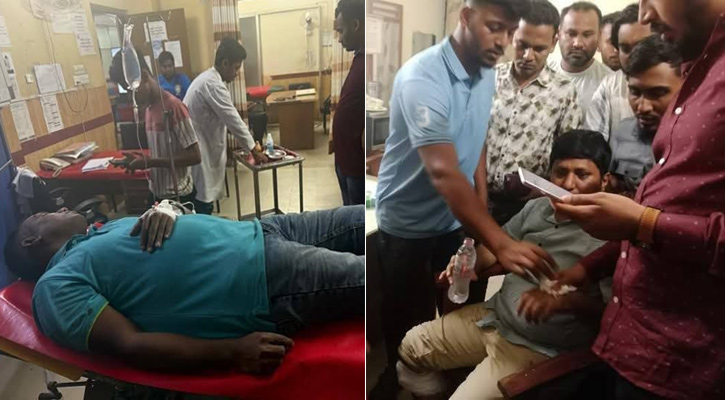 ‘টর্চলাইট জ্বালিয়ে’ দুপক্ষের সংঘর্ষ, ইউএনও-ওসিসহ আহত ২০