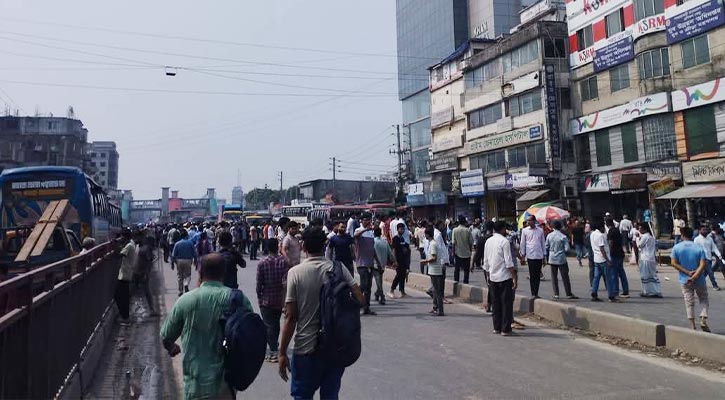 টঙ্গীতে শ্রমিক অসন্তোষ, মহাসড়ক অবরোধ