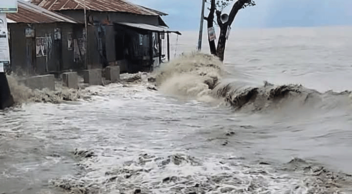 লঘুচাপে নোয়াখালীতে টানা বৃষ্টি, হাতিয়ার নিম্নাঞ্চল প্লাবিত