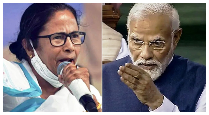 মোদী-মমতার বাকযুদ্ধে উত্তপ্ত পশ্চিমবঙ্গ