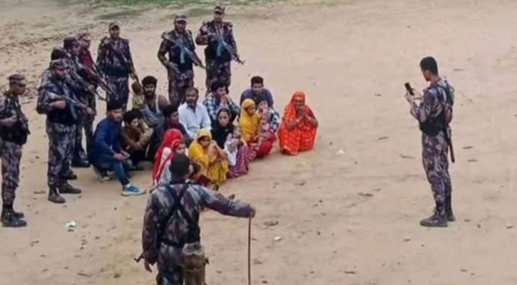 মাটিরাঙ্গা সীমান্ত দিয়ে আরও ১৪ জনকে পুশ-ইন করল বিএসএফ