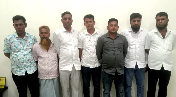সালথায় আওয়ামী লীগের ৭ নেতাকর্মী গ্রেপ্তার
