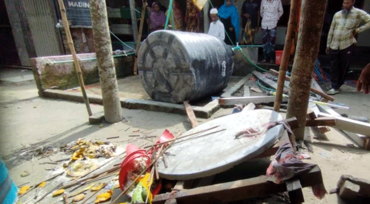 মাথায় পানির ট্যাংক পড়ে মাদরাসাছাত্রী নিহত