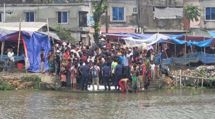 বাবার সঙ্গে গরু বিক্রি করতে এসে পুকুরে ডুবে ছেলের মৃত্যু
